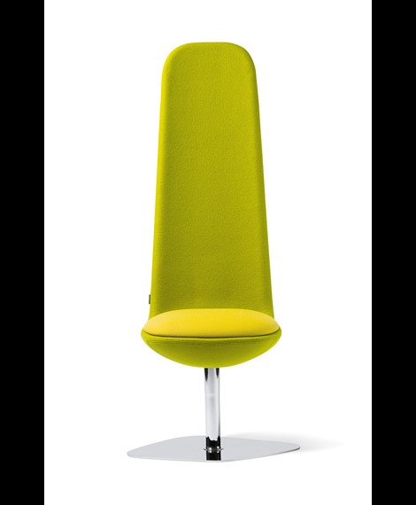 Petal chair Nordic single FRP art light luxury modern all solid wood  creative special-shaped sofa yellow flower chair